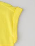 women's yellow silk shirt sleeve cuff