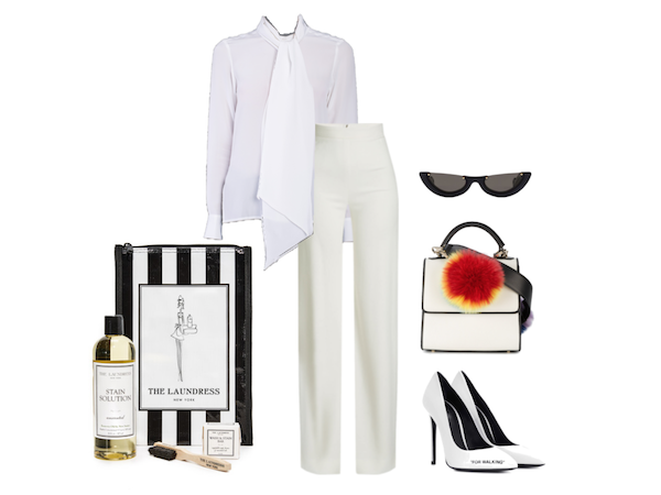 A sloppy girl’s guide to wearing white silk, a pre-treating primer